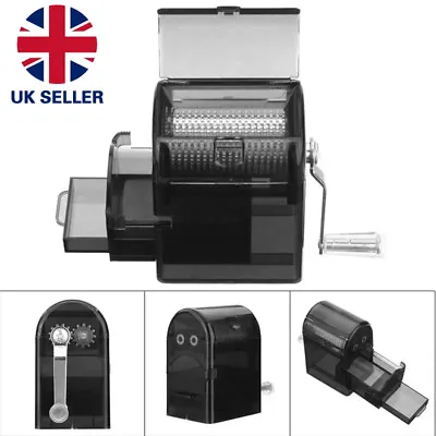 Home Small Plastic Tobacco Herb Hand Grinder Cutter Shredder With Storage Cases • £11.98