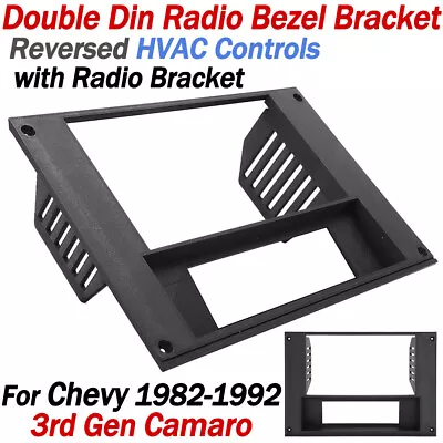 For 3rd Gen Camaro Double Din Radio Bezel Reversed HVAC Controls W Radio Bracket • $49.99