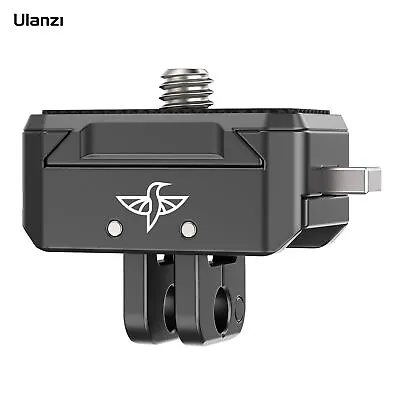 Ulanzi Quick Release Mount Adapter Base For Action Camera 1/4-inch Interface UK • £17.09
