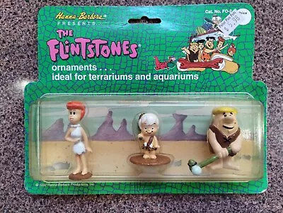 RARE Vintage Flintstones  3 Figures Vintage Hanna Barbera Set. Price Is For Set  • $30