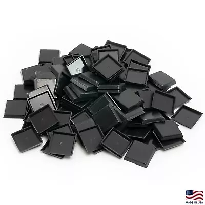 Pack Of 100 25 Mm Plastic Square Bases Miniature Wargames Table Top Gaming • $8.98