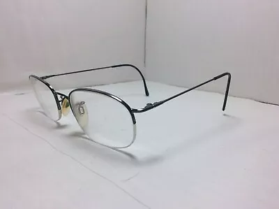 Marchon Eyeglasses FRAMES Half Rimless Gunmetal 50[]19 140 • $35