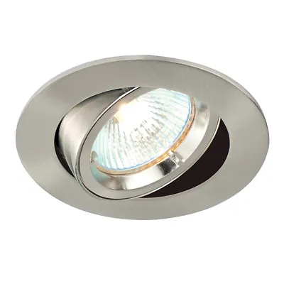 Downlight Recessed Spotlight Fixed Or Tilt Cast Twist Lock GU10 Mains 240V Saxby • £6.69