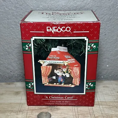 A Christmas Carol 1st Halfpint Playhouse Series Milk Mouse Enesco 1991 Ornament  • $24.99