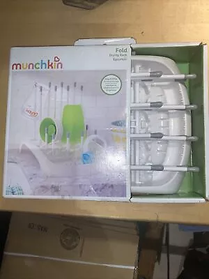 Munchkin Fold Cup And Bottle Drying Rack - White/Gray • $8