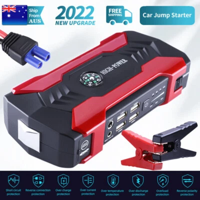 $85.98 • Buy 1200A Portable Jump Starter 12 Volt Car Battery Heavy Duty High Booster Rooboost
