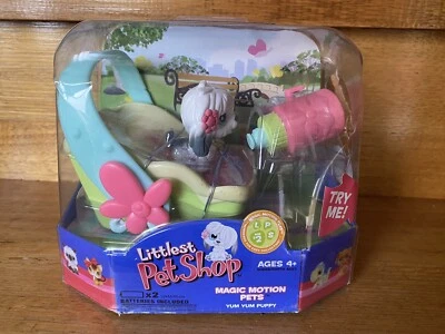 $45 • Buy Littlest Pet Shop Magic Motions Yum Yum Puppy New In Box