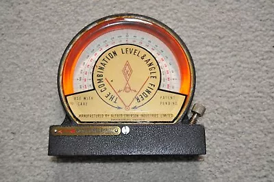 Vintage Alfred Emerson Industries Combination Level And Angle Finder With Case • $37.99