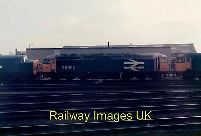 Railway Photo - 56098 Cardiff Canton Class 56 BR Blue C1980's • £2