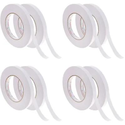  8 Rolls Tissue Paper Scrapbooking Tape Waterproof Adhesive Window Sticker • £30.75