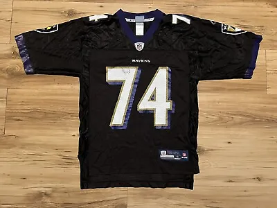 Vintage Reebok Baltimore Ravens Michael Oher Jersey Mens Small Black • $34.99