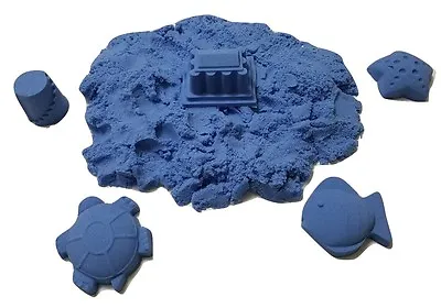 2 Lb Refill Light Blue Space Sand / Moon Crazy Sand Mold-N-Play Kid Fun  • $15.99