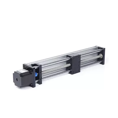 100mm-300mm CNC Linear Guide Rail Slide Stage Actuator W/ Nema 23 Stepper Motor • $101