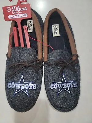 Custom Dallas Cowboys Dearfoam Mens Slipper Large • $39.99