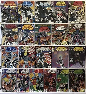 Marvel Comics - War Machine  VF - Run Lot 2-25 Missing 11 14 18 - Lot Of 21 • £32.84