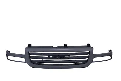 AM New Front Dark Gray Grille Assembly For 03-07 GMC Sierra Pickup 1500 2500 • $126.61
