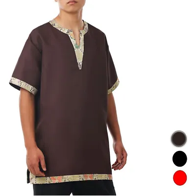 Medieval Tunic Braided Renaissance Viking Norseman Saxon Men Cosplay Costume • $19.99