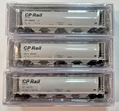 InterMountain 1027-3B 3 Pack N Scale CP Rail 4-Bay Cylindrical Hoppers • $59.95