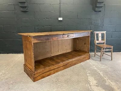 French Antique Bakery Shop Counter Freestanding Kitchen Island. • £1895