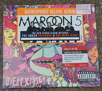 NEW Sealed MAROON 5 Overexposed TARGET EXCLUSIVE Limited DELUXE Edition CD • $94.96