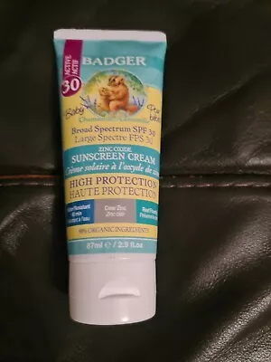 Badger Baby Sunscreen Moisturising For Babies With Sensitive Skin SPF30 • £18