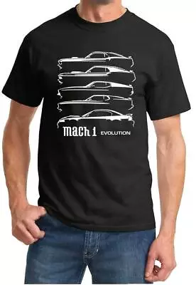 1969-2004 Ford Mach 1 Mustang Evolution Classic Design Tshirt NEW • $20