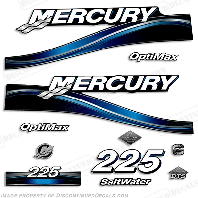 Fits 2005 Mercury Blue 225hp Saltwater Optimax Outboard Engine Reproductions • $104.95