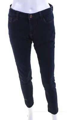 J Brand Womens Denim Mid-Rise Dark Wash Skinny Ankle Jeans Ink Blue Size 27 • $42.69