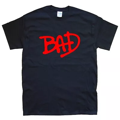 BAD New T-SHIRT Sizes S M L XL XXL Colours Black White Michael Jackson Thriller • £15.59