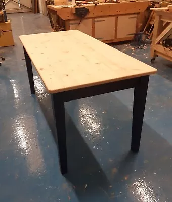 Handcrafted Solid Pine Kitchen Table • £200