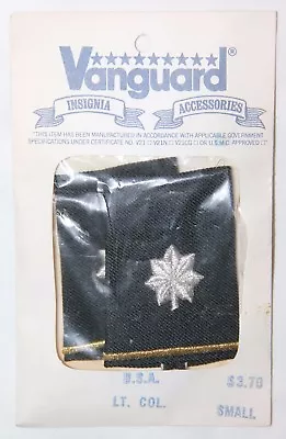 Original Post Vietnam  Lt Colonel Slip On Shoulder Board New In Vanguard Package • $3.99