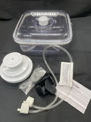 $25 • Buy Food Saver Quick Marinating Canister 2.25 Qt. Vacuum Sealing System, Jar Sealer