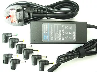 4.5 Amp 15/16/18.5/19/19.5 Volt AC-DC Laptop Power Supply/Charger (90 Watt) • £13