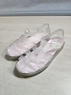 IGOR Kids Jelly Beach Shoes Sandals Light Pink & Clear EU 29 UK 11 • £12.99