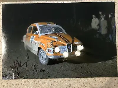 £19.95 • Buy Stig Blomqvist Saab 96 V4 RAC Rally 1974 Signed Photograph