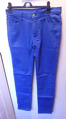 Monkee Genes Electric Blue Stretch Skinny Jeans Unisex Waist 32 UK 14 • £4.95