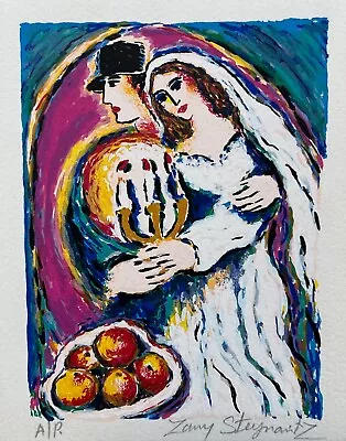 Zamy Steynovitz WEDDING PRAYER Hand Signed Limited Edition Serigraph Art • $39.99