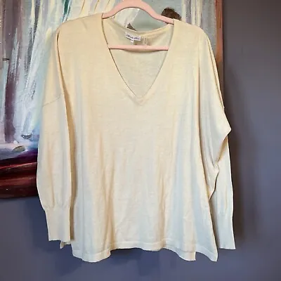 Minnie Rose Sz S-XS Top Sweater Oversized 100% Cotton Knit (See Details) • $15.50