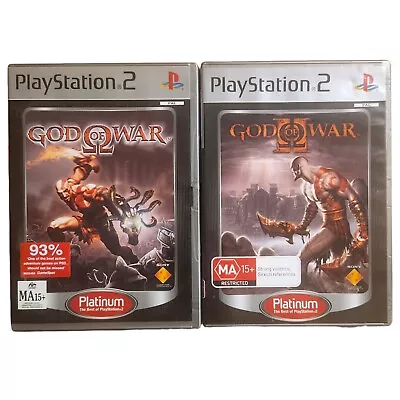 God Of War 1 & 2 Playstation 2 PS2 Game Bundle - Good Condition - Free Postage  • $35.99