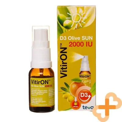 VITIRON Vitamin D3 Olive Sun Spray 2000 IU 10ml Immune System Muscle Health • £14.48
