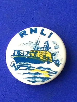 Vintage Lifeboat Tin Badge RNLI Button Pin. • £7