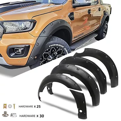 For Ford Ranger PX3 Fender Flares Pocket Style 2019 2020 2021 2022 Sensor Hole • $247.50