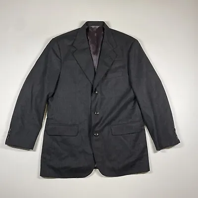 Vintage Gap Sport Coat Men’s Size 40 Black 3 Button 100% Wool Jacket Made In USA • $17.46