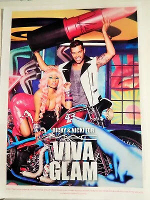 Mac Viva Glam Lipstick Nicki Minaj Ricky Martin  Original Vtg 2012 Ad  • $17.77