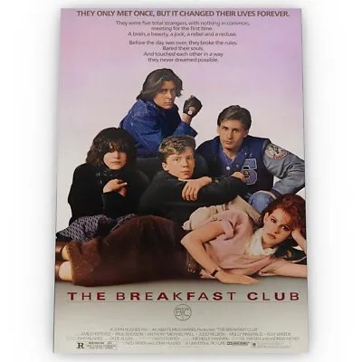 The Breakfast Club Movie Poster Satin High Quality Stunning Archival A1 A2 A3 • £8.49