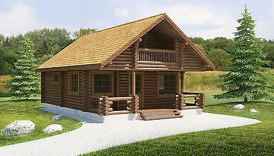 2 Bed/2 Storey Log Home • £115000