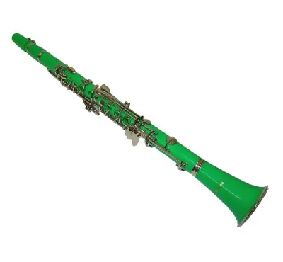 Student Bb 17 Key Clarinet W/Case Black Red Blue Green Yellow White Pink Purple • $86.99