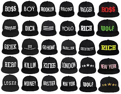 $9.85 • Buy KIDS SIZE BASEBALL CAP Cap HAT SNAPBACK Bad Hair Day YOLO GEEK NEW YORK 
