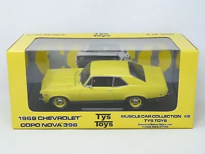 1:18 Scale GMP #8123-1 Diecast Car 1968 Chevrolet Copo Nova 396 - Yellow • $119.95