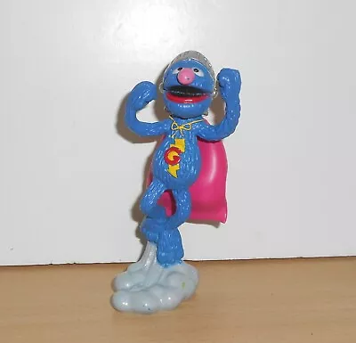 SESAME STREET Super GROVER GUALTER MONSTER Toy Figure Figurine Muppets  • $63.93